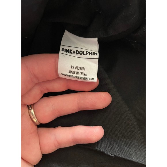 PINK DOLPHIN LEGENDS BLACK TACTICAL CARGO BASEBALL JERSEY SIZE L  -RARE - Picture 5 of 8